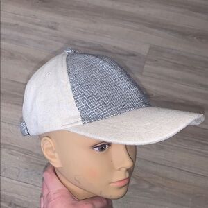 Gap Slideback Hat Multi S/M Adjustable Colorblock Wool Blend 6 Panel